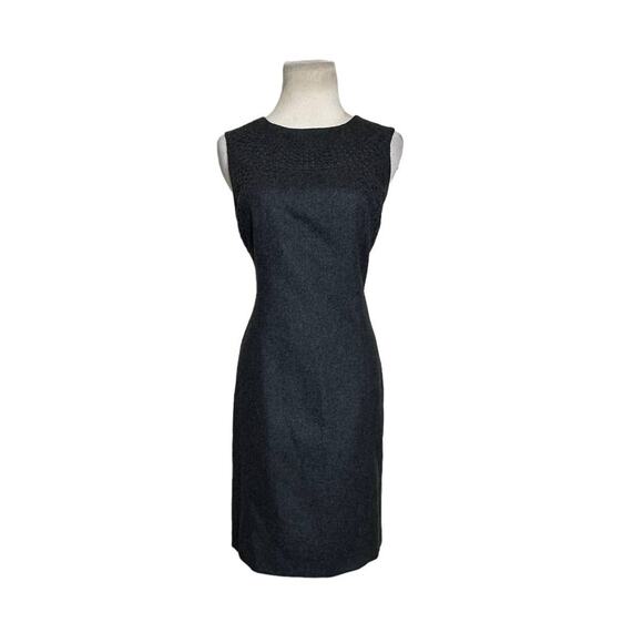 Susana Monaco gray sleeveless wool sheath dress size 8 - Picture 1 of 12